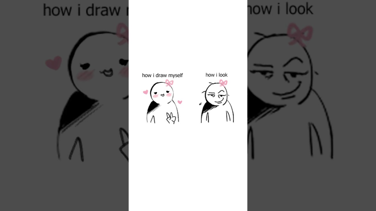 joined the how i draw myself vs how i look art trend !! #artchallenge #digitalart #artvsartist