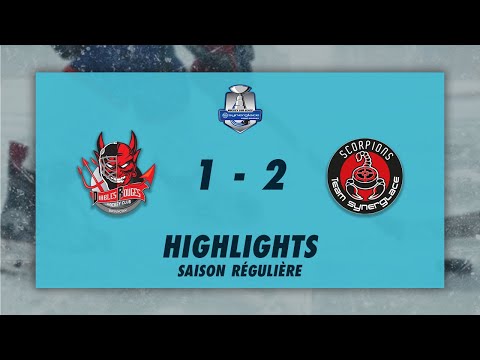 Diables Rouges de Briançon 1-2 Scorpions de Mulhouse - Highlights - Synerglace Ligue Magnus 2022/23