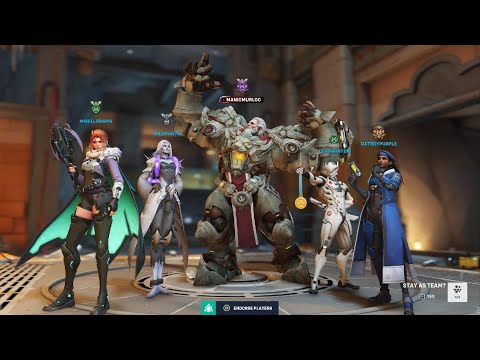 [Ascend to Action Gaming] - Overwatch 2 No Commentary Competitive Gameplay (Season 18 Gold/Moira)