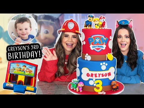 GREYSON'S THIRD BIRTHDAY! - Paw Patrol Cake - NERDY NUMMIES
