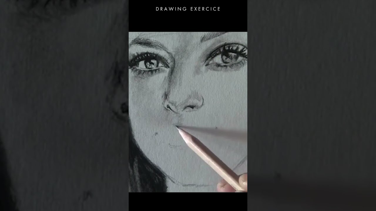 Drawing Exercice - A Woman Face