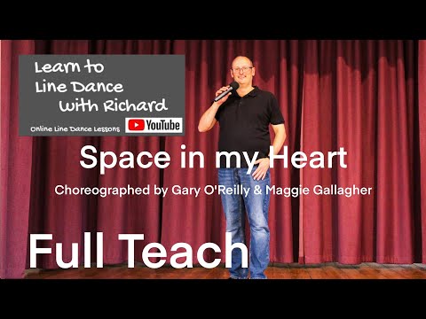 IMPROVER LINE DANCE LESSON 66 - Space in my Heart - Part 1 - Full Teach
