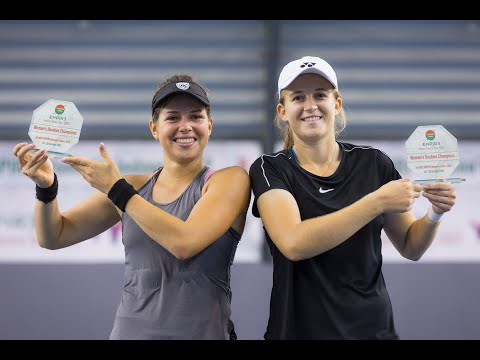 3rd W25 EMPIRE Women's Indoor 2022: Lea Boskovic & Weronika Falkowska interview after doubles final