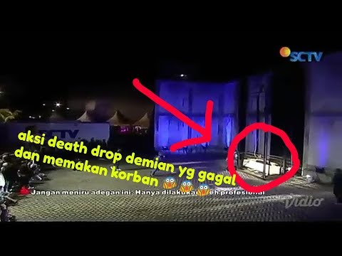 Detik detik Aksi sulap death drop demian yg gagal ,dan memakan korban !!