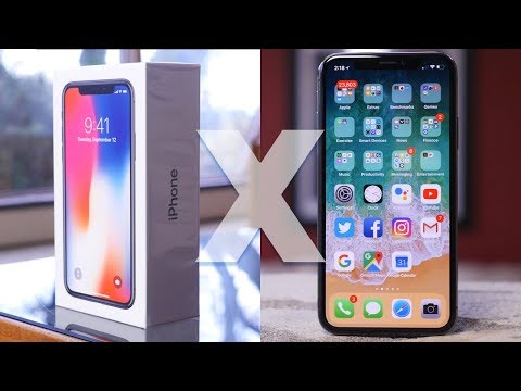 Apple iPhone X Unboxing and First Impressions