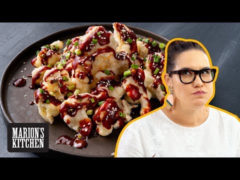 Crispy Battered Cauliflower Tossed in a Sticky Gochujang Glaze — Better Than Wings
