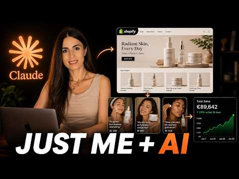 How I'd Start a 1-Person Shopify Business With Claude AI in 30 Days