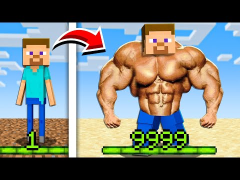 PrestonPlayz - Minecraft But Your XP = Muscles