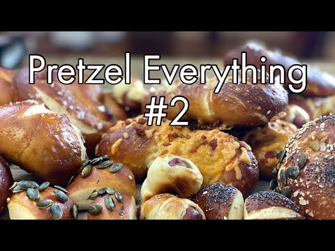 How To German Bacon Cheese Braided Pretzel & Pretzel Bagels