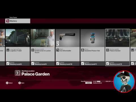 Hitman - This Is What You Unlocks When You Get Mastery Level 20 In Paris