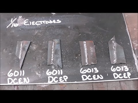 6011 Vs  6013 BEST POLARITY for WELDING SHEET METAL