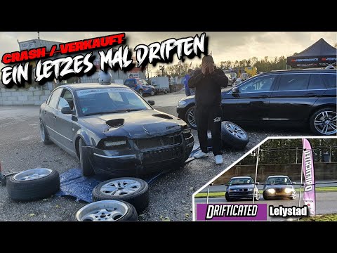 ME WORKZ - Drifticated Lelystad/ Letzte fahrt Baba passat/ Crash in die Mauer / Baba Passat Verkauft