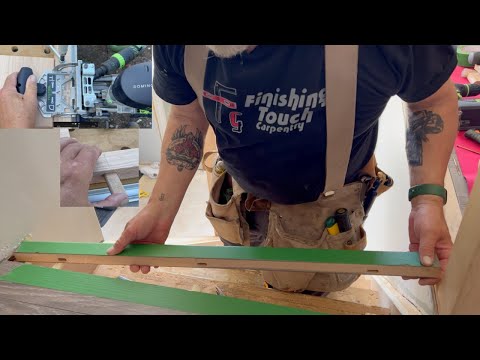 Stair nosing install with Festool Domino XL 700