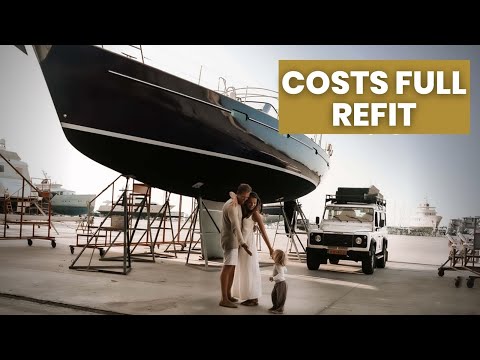 THE COSTS of our REFIT 😱 Full Refit Beneteau 57 teak deck, Raymarine instruments, lithium batteries