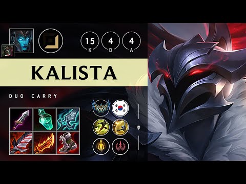 Kalista ADC vs Draven - KR Challenger Patch 25.04