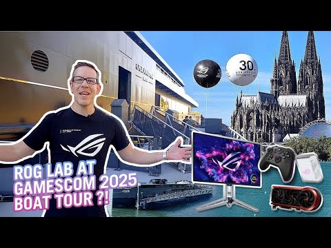 🚀 Inside the ROG Lab at Gamescom 2025 | Full Booth Tour