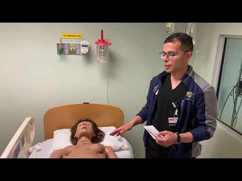 ECG Lead Placement on a Female