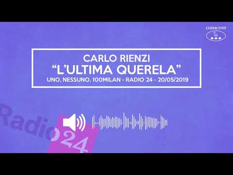 Radio24, L'ultima querela - Rimborso tennis, Intesa 4.0, farmaci salvavita, I-phone e legionella