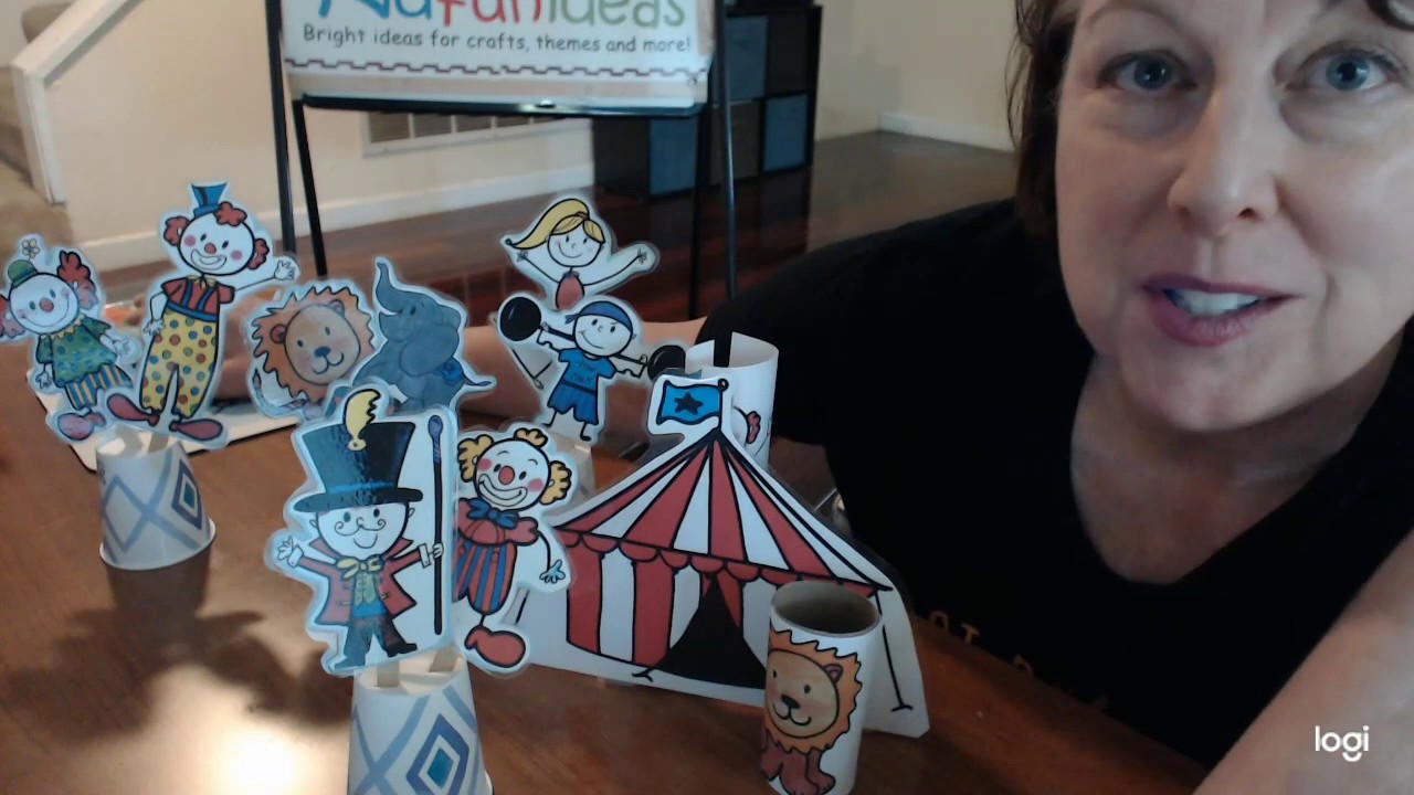 Let's go to the Circus!  Join me for this craft tutorial on making a Circus Pals playset.