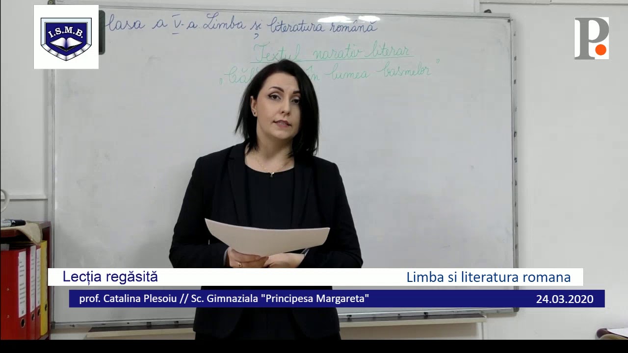 Limba si literatura romana, cls. a 5-a