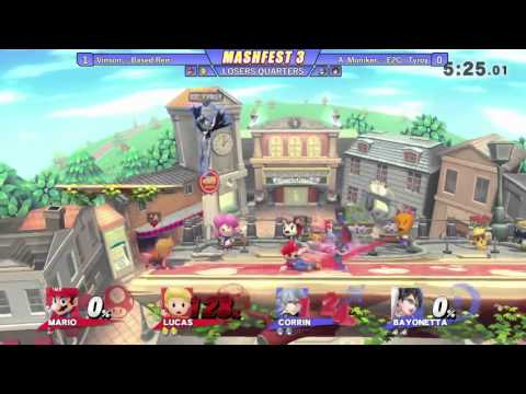 Mashfest 3 Doubles  LOSERS QUARTERS - Vinson + Based Ren vs A. Moniker + E2C | Tyroy