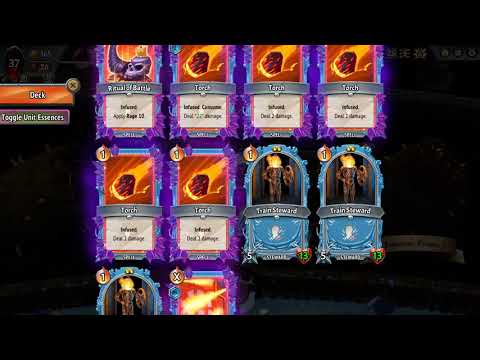 Monster Train Cov 25 Divinity Pink/Red - Returned Souls w/ Spellchain on Holdover = Gud