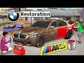 Abandoned Super Car BMW M5 Restoration Vehicle Restoration Hindi Kahaniya Moral Stories Comedy Video