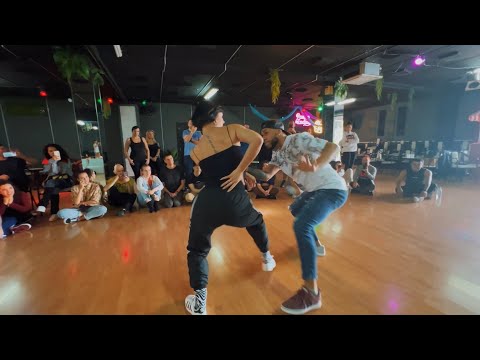 Brazilian Zouk improvisation by William and Irene at Madrid Zouk workshop.🔥