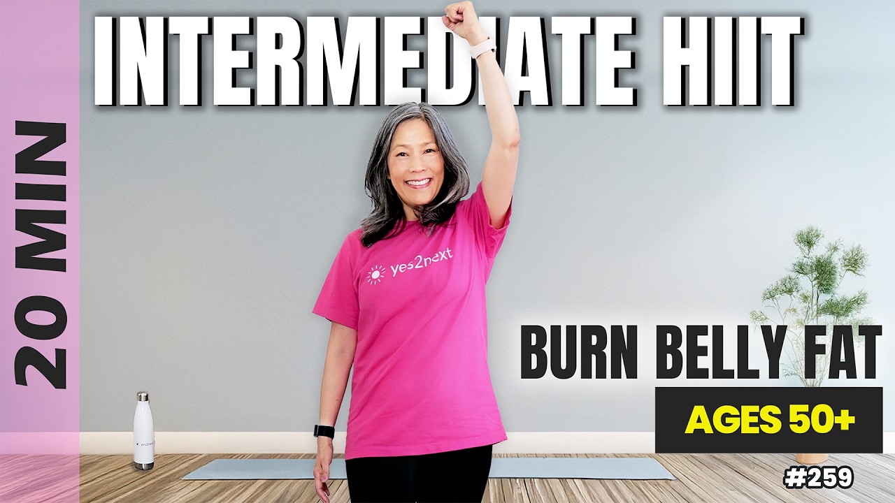 20-Min HIIT for Seniors | Strength + Mobility Boost (Ages 50+) - YouTube