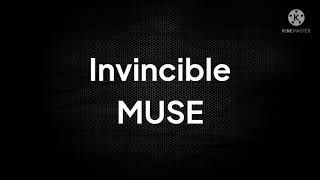 MUSE - Invincible ( lyrics )