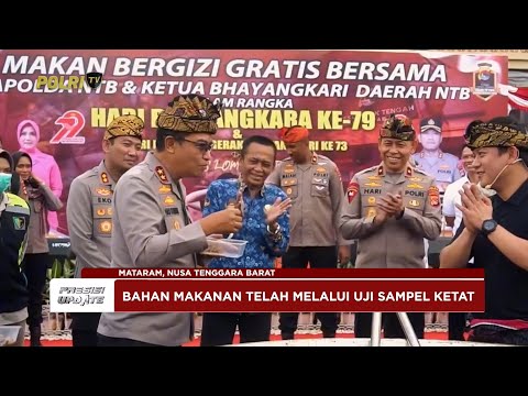PRESISI UPDATE: POLDA NTB GELAR PROGRAM PEMBAGIAN RIBUAN PAKET MAKANAN BERGIZI GRATIS 25/06/25 10.00