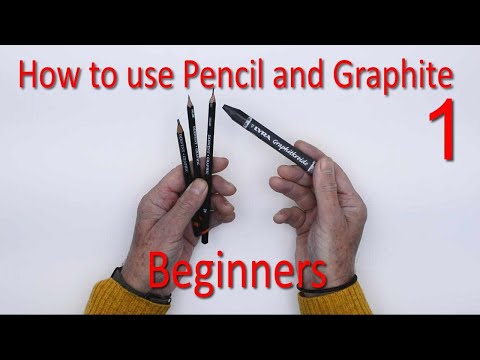 Beginners Drawing How to use Pencil and Graphite to start Drawing Easily 1