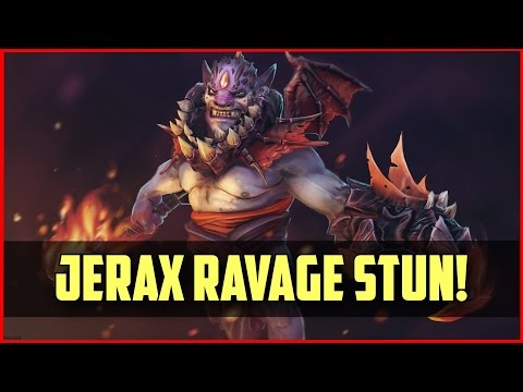 MVP.Hot6.JerAx Huge Ravage stun vs Newbee @ TI5 DOTA 2