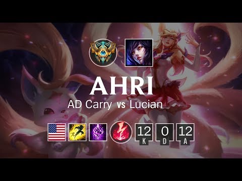 Ahri Bot vs Lucian - NA Challenger Patch 8.19
