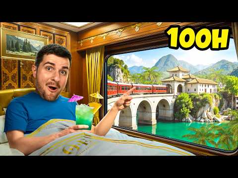 100H DANS LE TRAIN LE PLUS LUXUEUX DU MONDE !