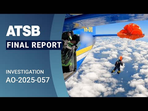 Premature parachute opening over Tully Airport