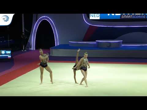 Women's group The Netherlands - 2019 junior Acro Europeans, balance final