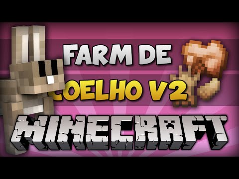 ✔ Minecraft: Farm de Coelho (1.11) // Carne, Couro e Pé de Coelho (Automática / Compacta) [Rabbits] Video