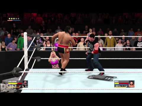 WWE2K16 My Career Mode pt64 - Dirty Ref, Dirty Match! The Rusev Screwjob (infamous!)