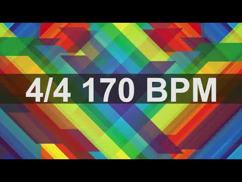 🔴 170 BPM Funk Rock Drums Metronome