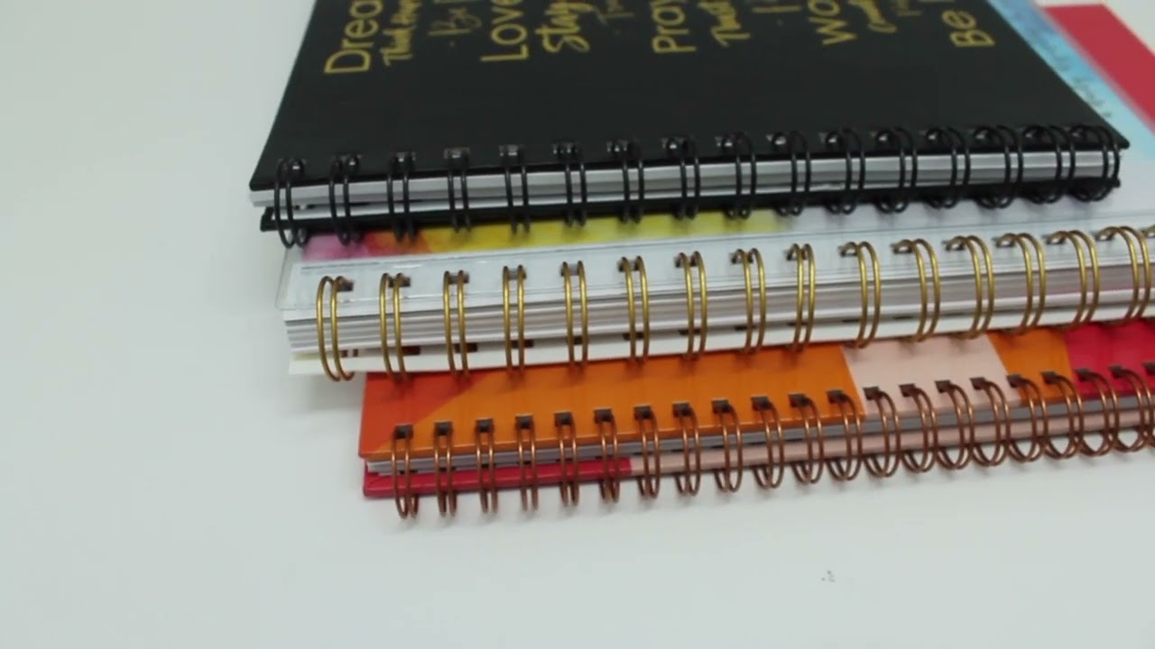 What binding is best for your printed journal or planner? Here are 3 popular bindings and features.