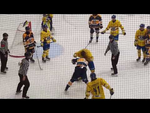 Sam Cooper vs Michael Power NIHL fight 5-10-25