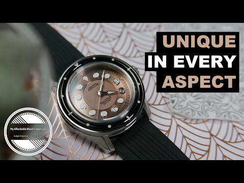 300M Art Deco Dive Watch Inspired By A Famous Novel | Horizon Nautilus Microbrand Watch Review