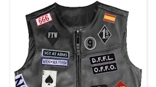 El significado de los parches en los Chalecos, que todo biker debería saber!!