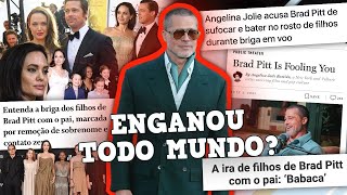 A FARSA POR TRÁS DE BRAD PITT: O LOBO EM PELE DE CORDEIRO DE HOLLYWOOD
