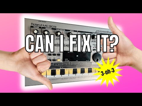 CAN I FIX MY LATEST EBAY BARGAIN? ROLAND MC-303 GROOVEBOX