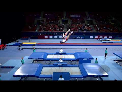 People's Republic of China 2 (CHN) W - 2022 Trampoline Worlds, Sofia (BUL) - Q Synchro Exercise 2