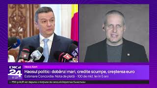 România plătește prețul instabilității politice: Dobânzi mai mari, euro în creștere