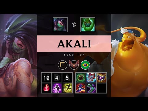 Akali Top vs Zac - BR Grandmaster Patch 25.10