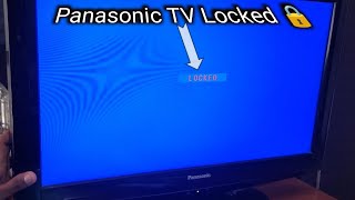 How to unlock Panasonic TV Locked | Panasonic LED TV Kay lock problem - Easy Step-by-Step Guide